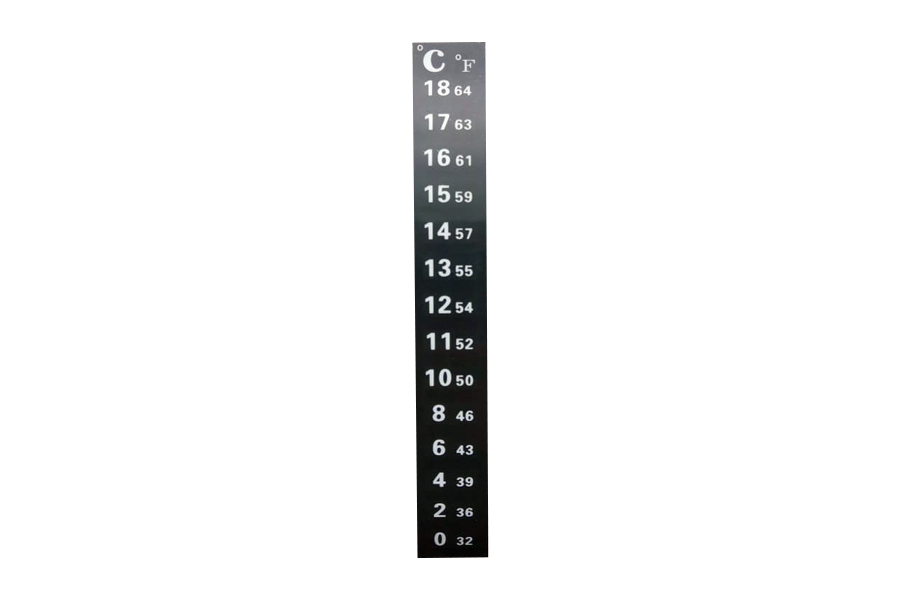 Термометр жидкокристаллический (0...18 °C)